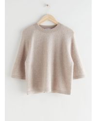 & Other Stories - Boxy Alpaca Knit T-shirt - Lyst