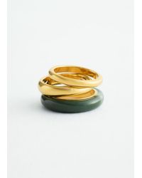 & Other Stories - 3-Pack Ring Set - Lyst