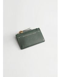 & Other Stories - Leather Card Wallet - Lyst