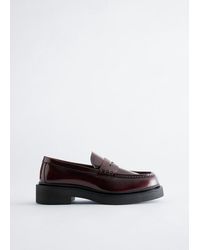 & Other Stories - Chunky Leather Loafers - Lyst