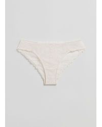 & Other Stories - Floral Lace Mini Briefs - Lyst