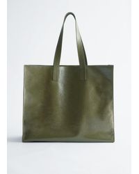 & Other Stories - Leather Tote Bag - Lyst