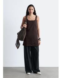 & Other Stories - Sculpted Drawstring Mini Dress - Lyst