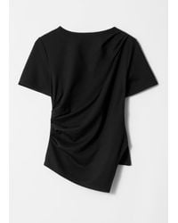 & Other Stories - Draped Asymmetric T-Shirt - Lyst