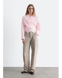 & Other Stories - Tie-Waist Cotton Shirt - Lyst