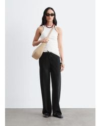 & Other Stories - Satin Pull-On Trousers - Lyst