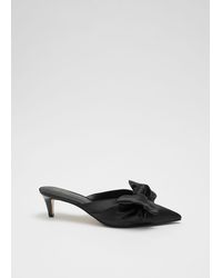 & Other Stories - Soft Bow Satin Pumps - Lyst