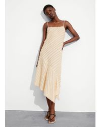 & Other Stories - Textured Strappy Midi Dress - Lyst