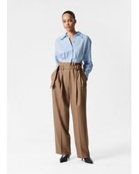 & Other Stories - Tailored Wool Trousers - Lyst