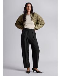& Other Stories - Tailored Tapered Trousers - Lyst