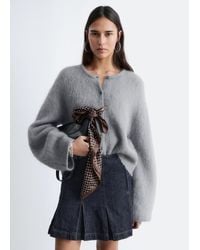 & Other Stories - Brushed Mohair-Blend Cardigan - Lyst