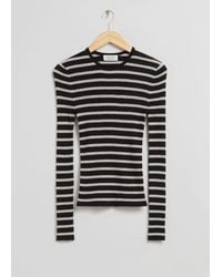 & Other Stories - Merino Wool Ribbed Top - Lyst
