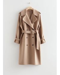 & Other Stories - Belted Trench Coat - Lyst