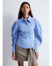 & Other Stories - Chemise Asymétrique En Coton - Lyst