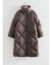 & Other Stories - Diamond Padded Puffer Coat - Lyst