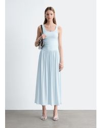 & Other Stories - Gathered Jersey Maxi Dress - Lyst