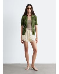 & Other Stories - Lace-Trimmed Jacquard Mini Shorts - Lyst