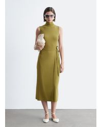 & Other Stories - Sleeveless Turtleneck Midi Dress - Lyst