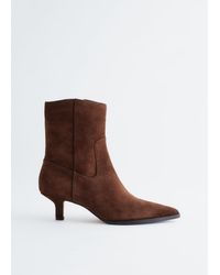 & Other Stories - Kitten Heel Ankle Suede Boots - Lyst