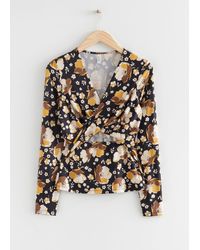 & Other Stories - Printed Twist Top - Lyst