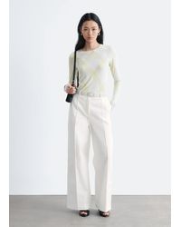 & Other Stories - Long-Sleeve Jersey Top - Lyst