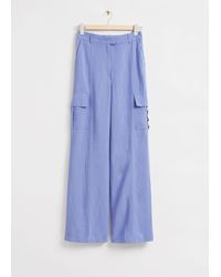 & Other Stories - Relaxed Cargo Pocket Trousers - Lyst