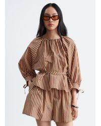& Other Stories - Drawstring Cuff Blouse - Lyst