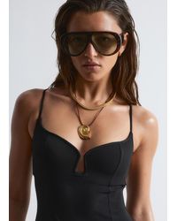 & Other Stories - Oversized Aviator Sunglasses - Lyst
