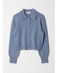 & Other Stories - Knitted Collar Cardigan - Lyst