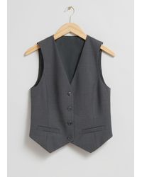 & Other Stories - Single-breasted Waistcoat - Lyst