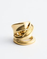 & Other Stories - Sculptural Double-Wrap Ring - Lyst