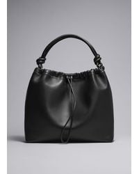 & Other Stories - Knotted Leather Tote Bag - Lyst