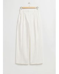 & Other Stories - Tailored Straight-leg Trousers - Lyst