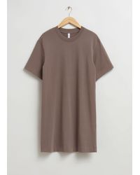 & Other Stories - Loose T-shirt Midi Dress - Lyst