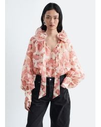 & Other Stories - Ruffle Neck Voluminous Blouse - Lyst