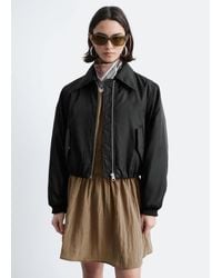 & Other Stories - Cropped Bomber Jacket - Lyst