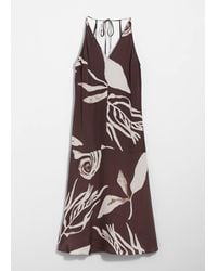 & Other Stories - Halterneck Midi Dress - Lyst