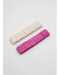& Other Stories - 2-pack Pleated Headbands - Lyst