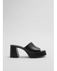 & Other Stories - Platform Leather Mules - Lyst