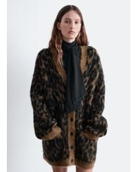 & Other Stories - Oversized Mohair-Blend Cardigan - Lyst
