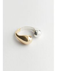 & Other Stories - Duo Tone Split Ring - Lyst