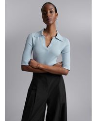 & Other Stories - Collared Short-sleeve Top - Lyst