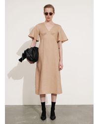 & Other Stories - Butterfly Sleeve Dress - Lyst