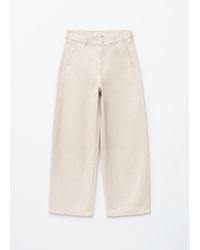 & Other Stories - Relaxed Wide-Leg Cotton Trousers - Lyst