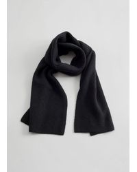& Other Stories - Cashmere Knit Scarf - Lyst