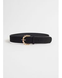 & Other Stories - Braid Buckle Leather Belt - Lyst