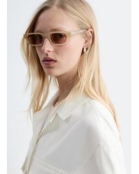 & Other Stories - Narrow-Frame Sunglasses - Lyst
