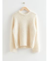 & Other Stories - Fuzzy Knit Jumper - Lyst