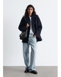 & Other Stories - Tailored Wool Pea Coat - Lyst