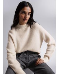 & Other Stories - Mock Neck Wool Jumper - Lyst